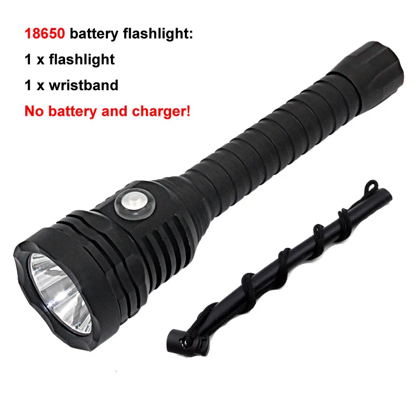 18650 flashlight Яркий XHP70.2 светодиодный фонарик для дайвинга CREE XHP70 тактический фонарь Linternas подводный 100 м водонепроницаемая лампа 26650 фонарь для подводного плавания - Испускаемый цвет: 18650 flashlight