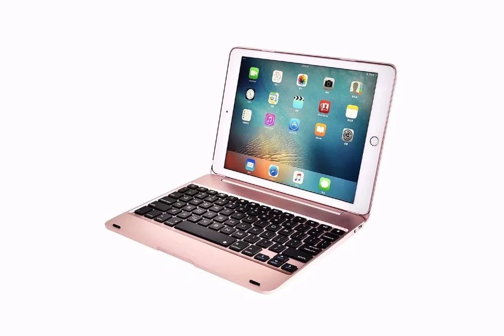 Топ Флип-клавиатура для Apple iPad 9,7 5-го 6-го поколения Bluetooth клавиатура чехол для iPad Air 1 2 5 6 Pro 9,7 чехол