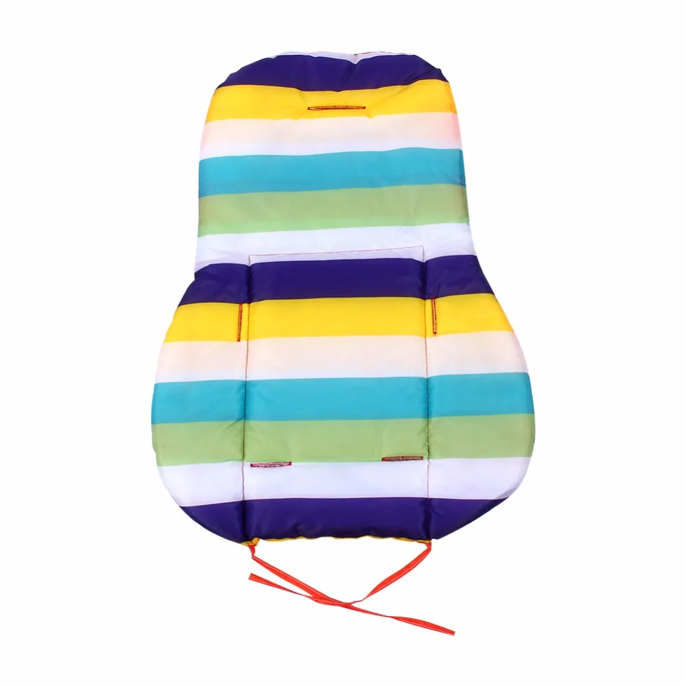 1 шт полосатые вкладыш детская коляска мат Радуга Цвет утолщенная мягкая подушка