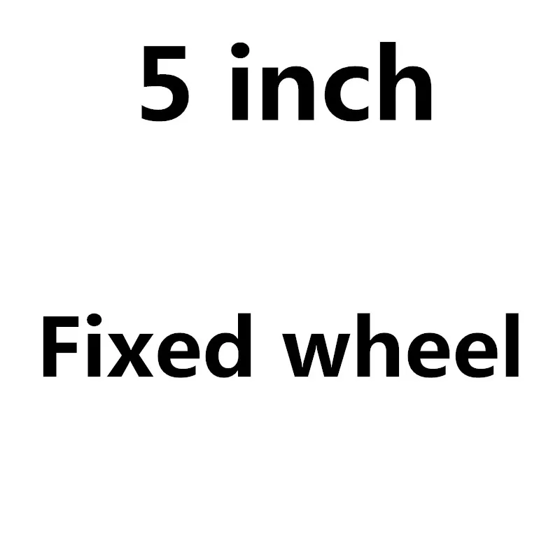 5 inch fixed casters 3 дюйма 4 дюйма 5 дюймов Средний рабочий одиночный подшипник пластина деятельности ролик с тормозом - Цвет: 5 inch fixed casters