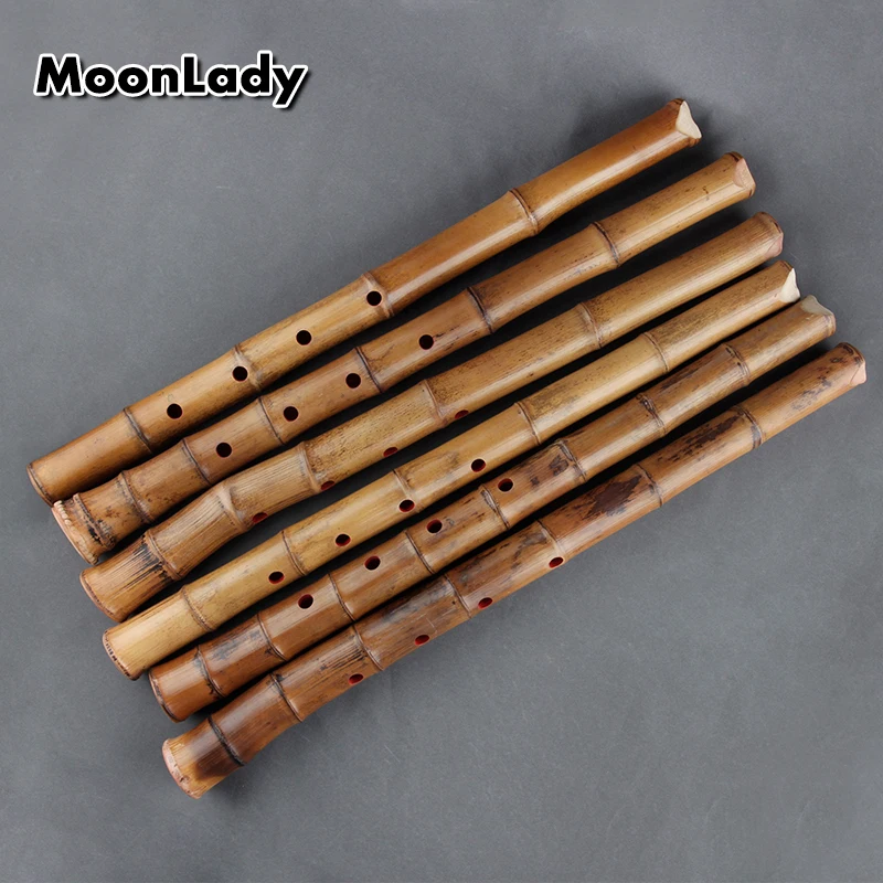 D ключ Bamboo Shakuhachi флейта 5 отверстий коричневый японский Музыкальные инструменты с симпатичным разрезом деревянный духовой инструмент