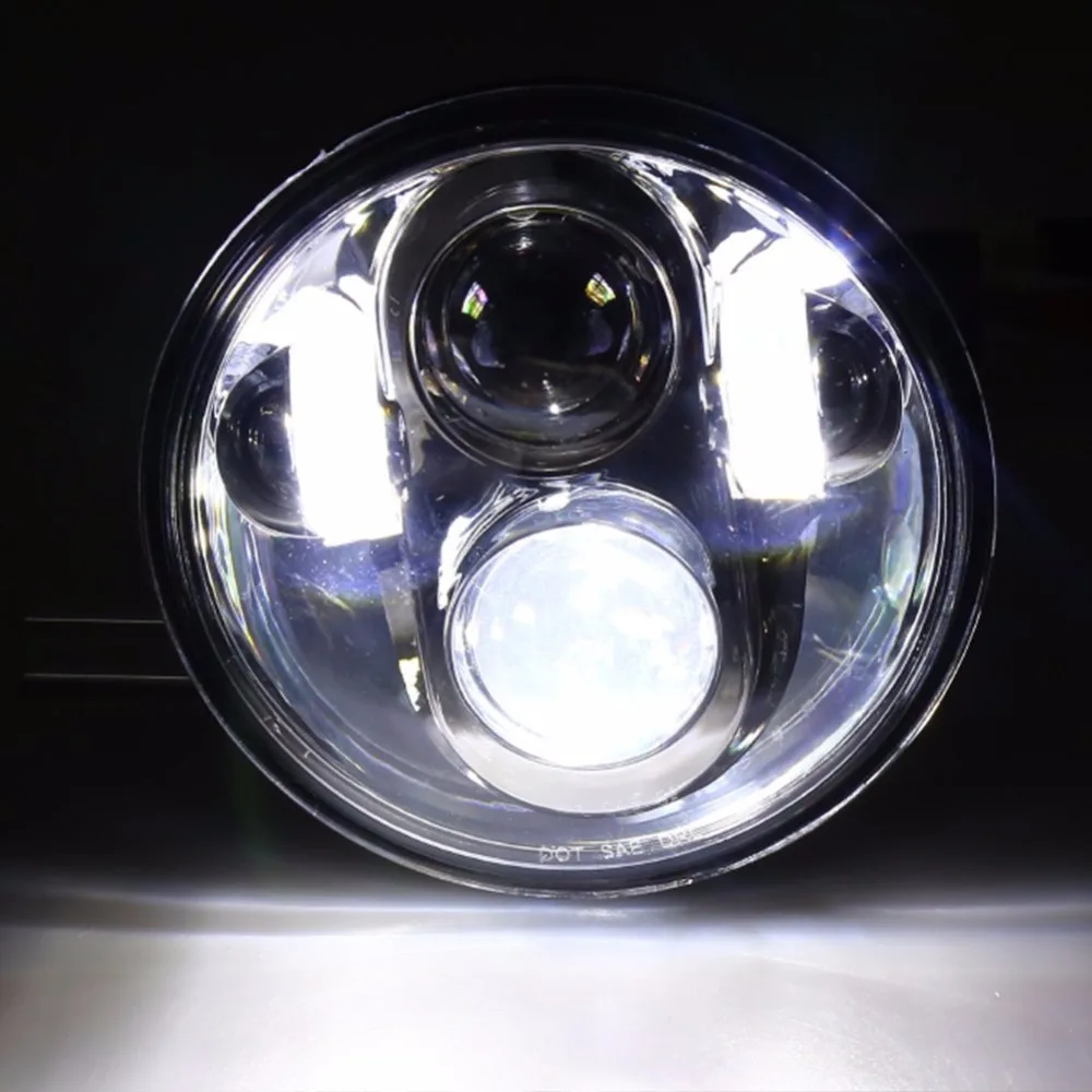 5 3/4 &quotдля moto r фар 75&quot Новый для улицы 750 мото светодиодный налобный фонарь