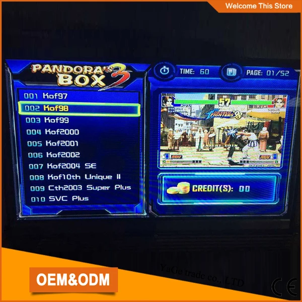 VGA/CGA output Multi game PCB jamma board Just Another Pandora's Box 3 520 in 1 | Спорт и развлечения