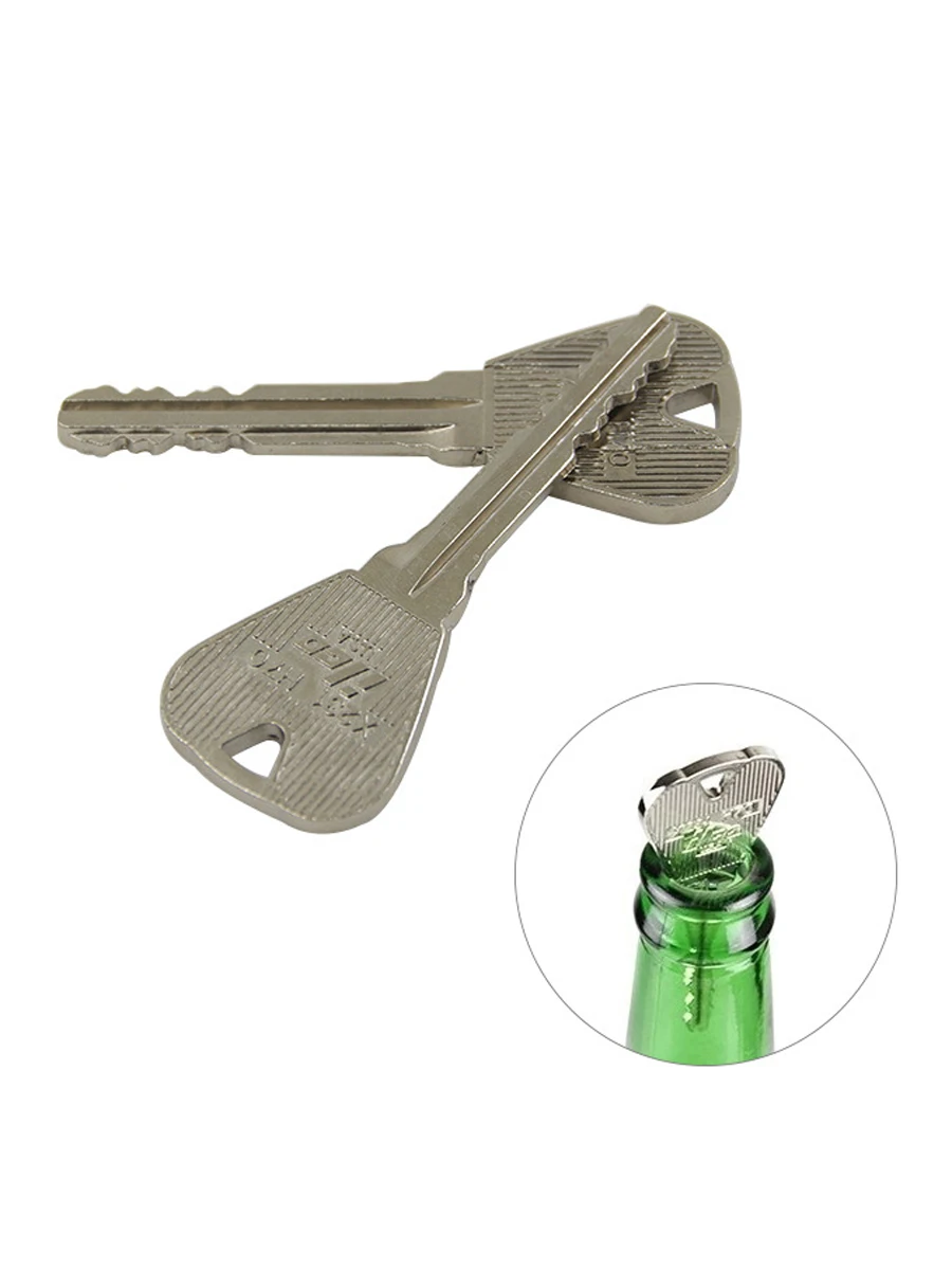 2 шт. металлические ключи Волшебные трюки складной ключ через бутылку или