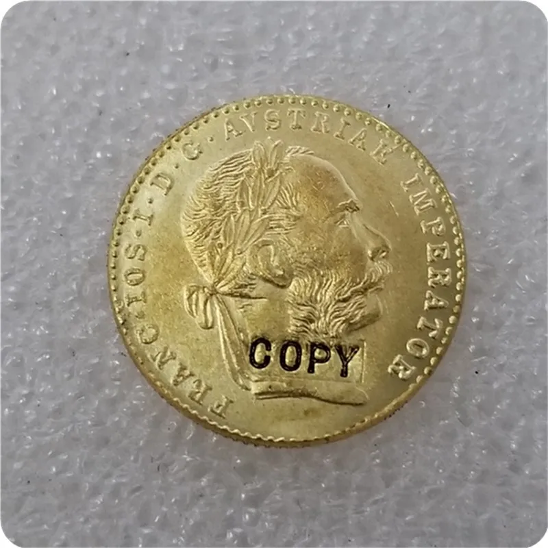 1915 Австрия 1 Монеты Ducat Gold памятные монеты реплики монет коллекционные
