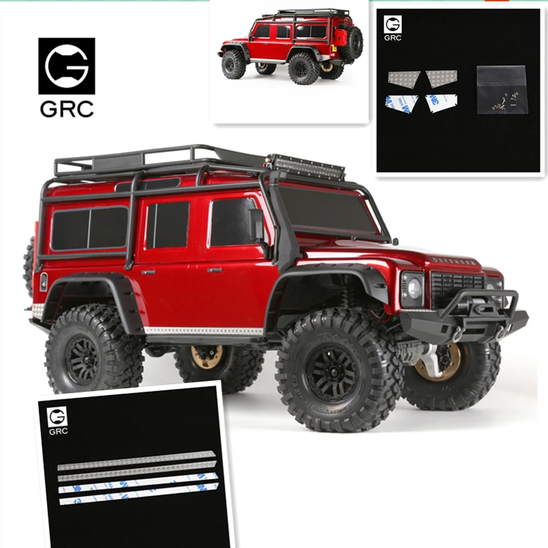 Детали для автомобиля GRC TRX4 T4 металлическая боковая юбка противоскользящая