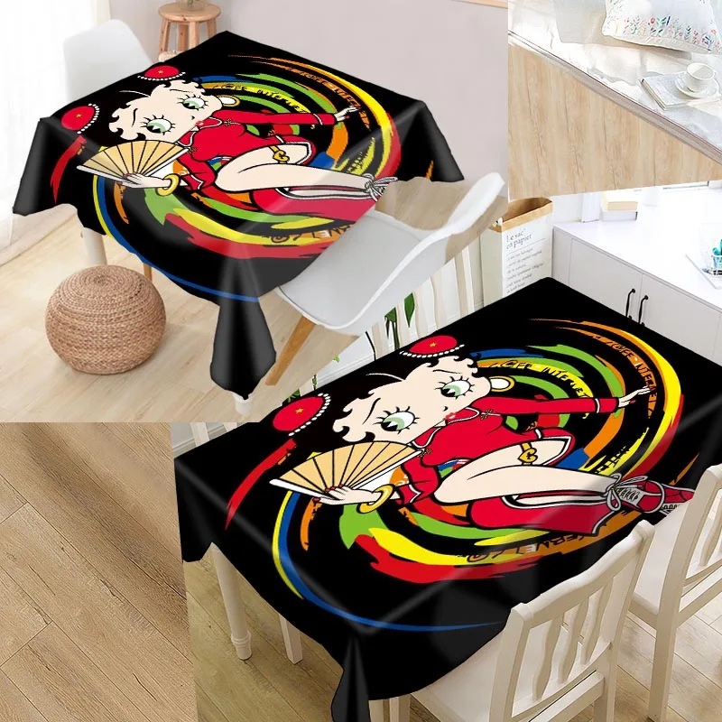 Shunqian Custom betty boop скатерть квадратная/прямоугольная для свадебного стола