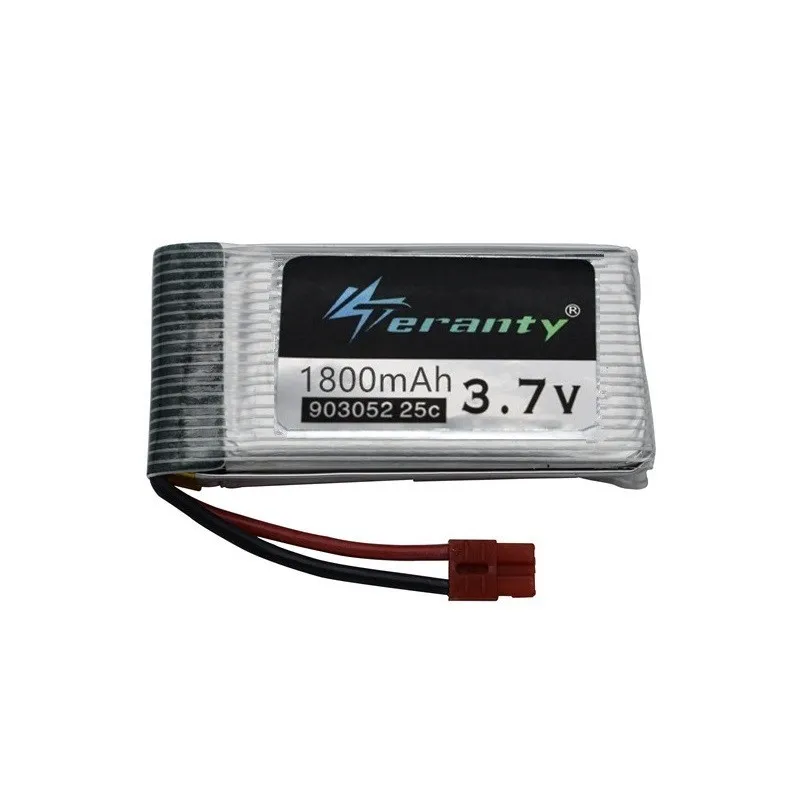 3,7 v 1800mAh литий-полимерный Батарея для KY601S SYMA X5 X5S X5C X5SC X5SH X5SW X5HW X5UW M18 H5P HQ898 H11D H11C вертолет Батарея 1-10 шт - Цвет: Прозрачный