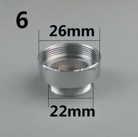16 18 20 22 24 мм G3/4 G1/2 кухонный очиститель воды кран аэратор адаптер, очиститель воды аксессуары - Цвет: Female 26- Male 22