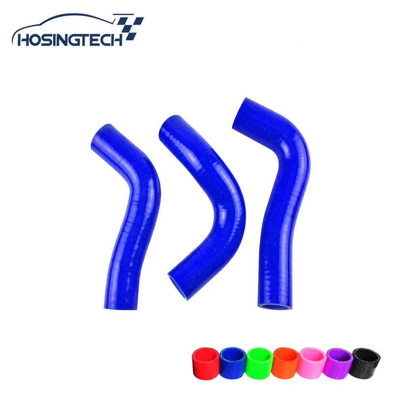 

HOSINGTECH-for Road star (Miata) 1800CC Mazda Road star Miata MX5 1.8L SILICONE RADIATOR HOSE Blue