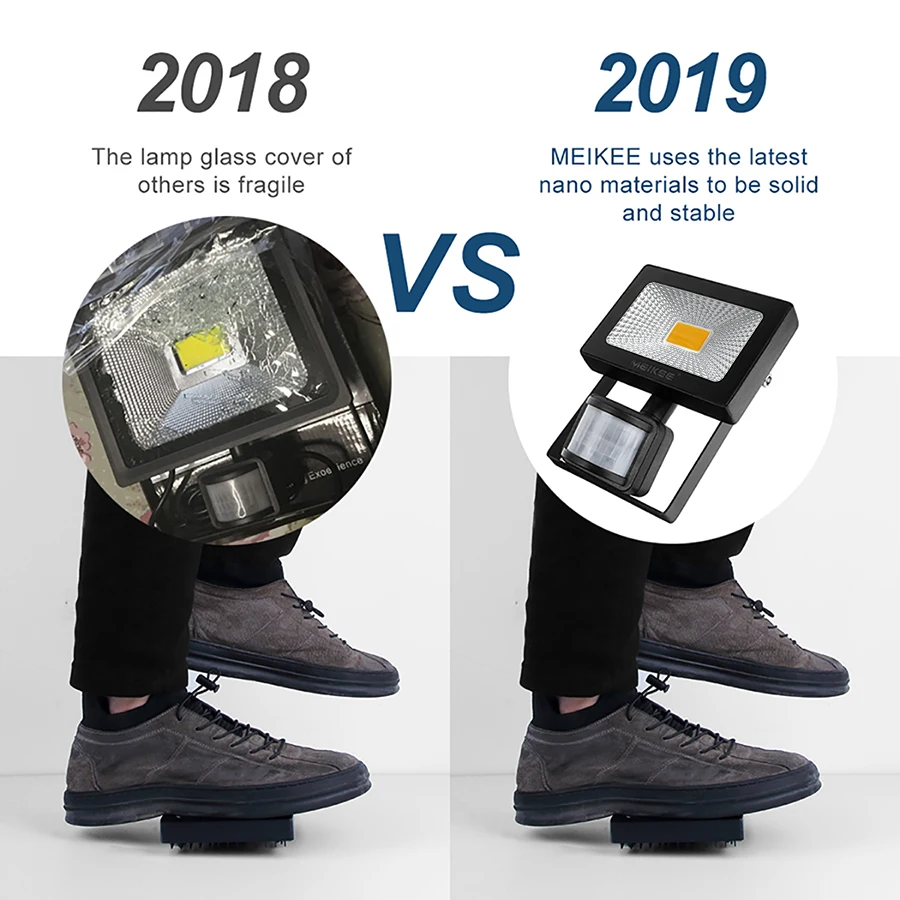 Светодиодный прожектор 30 Вт с датчиком движения водонепроницаемый 110 В 220 ИК