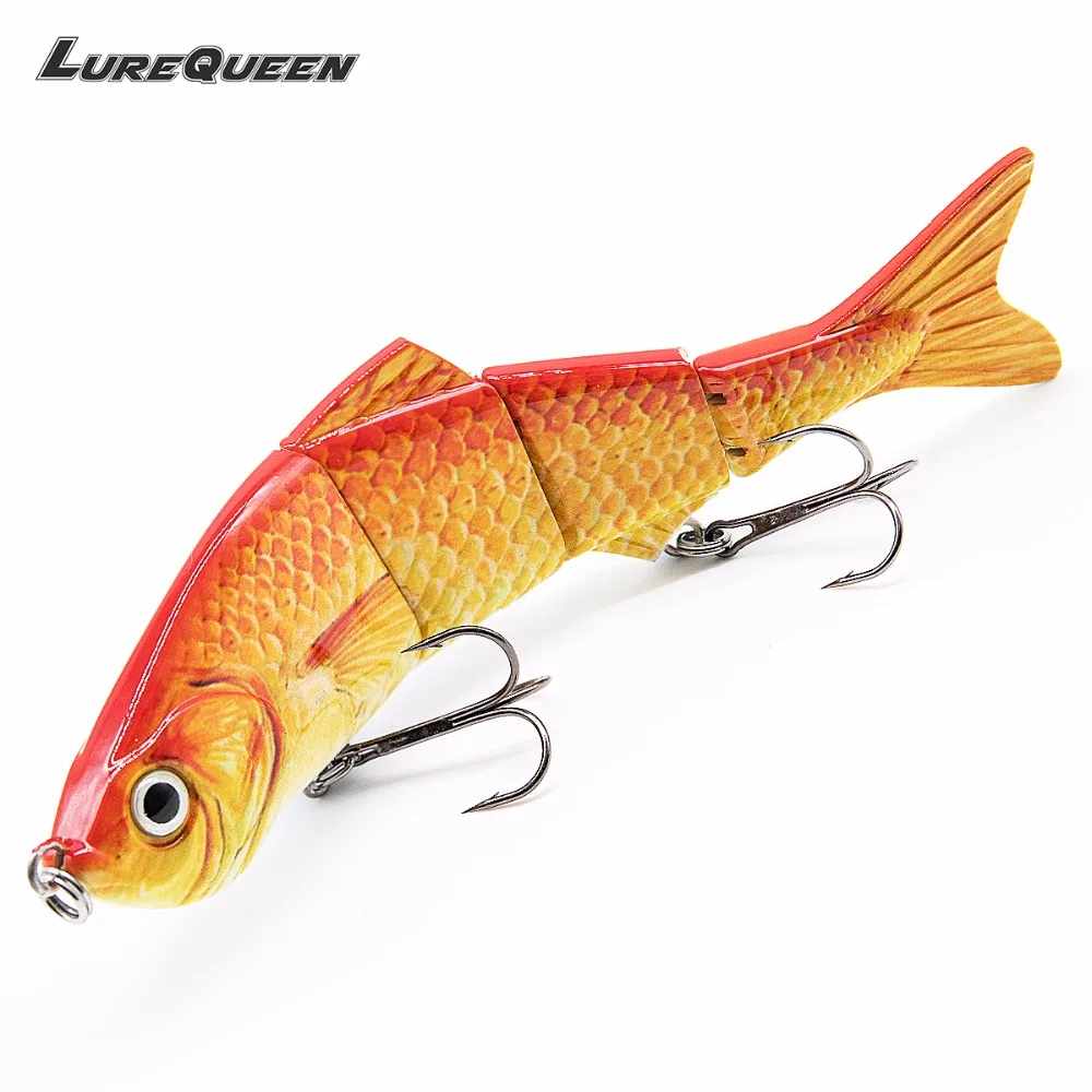 5 шт./лот 15 см 34 г 4 сегментов Swimbaits воблеры большая игра рыболовные приманки