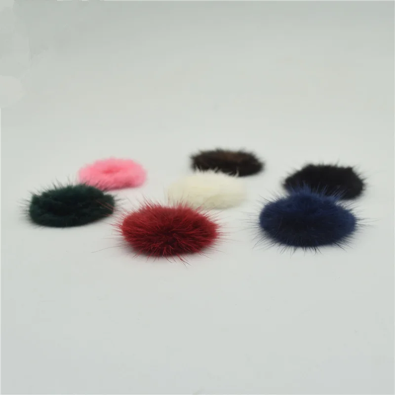 Помпон из меха норки 25 шт. 4 5 см|mink fur ball|flowers diymink ball |