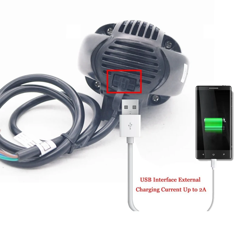 Undoeve 4 &quot20 Вт алюминиевые Противотуманные фары для мотоцикла с usb зарядкой