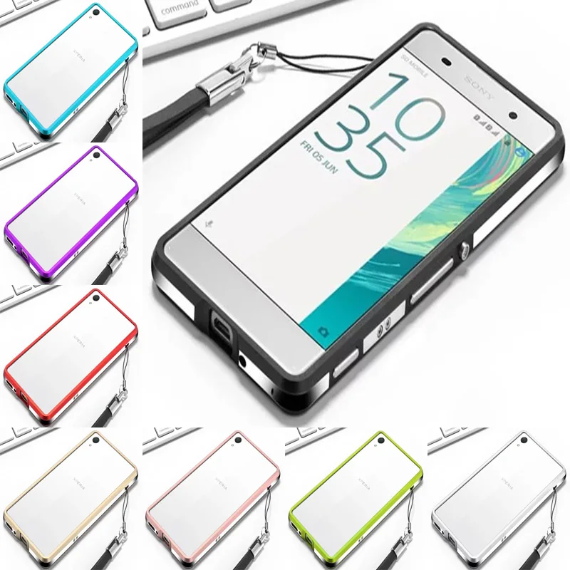 Чехол-бампер для sony XA роскошный чехол с металлическим алюминиевым каркасом Xperia