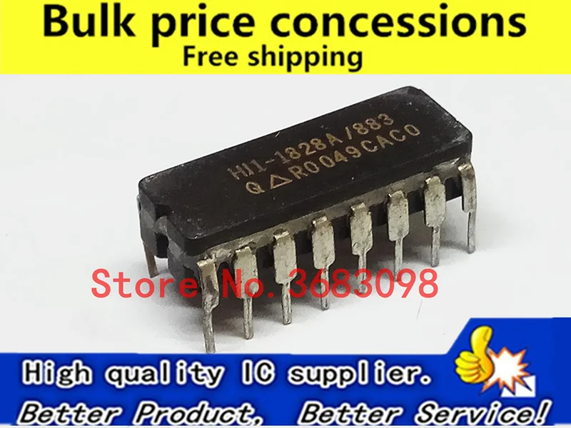 

Free Shipping 5pcs/lots HI3-1828A-5 I1-1828A-5 HI1-1828A/883 CDIP-16 IC