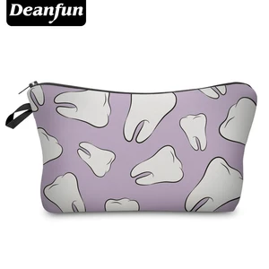 Deanfun 3D косметичка с принтом зубов, забавные Несессер для женщин, органайзер для макияжа, подарок 50175
