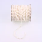 Цепочка Из Натурального белого жемчуга и белого жемчуга, 50 млот, 4 мм