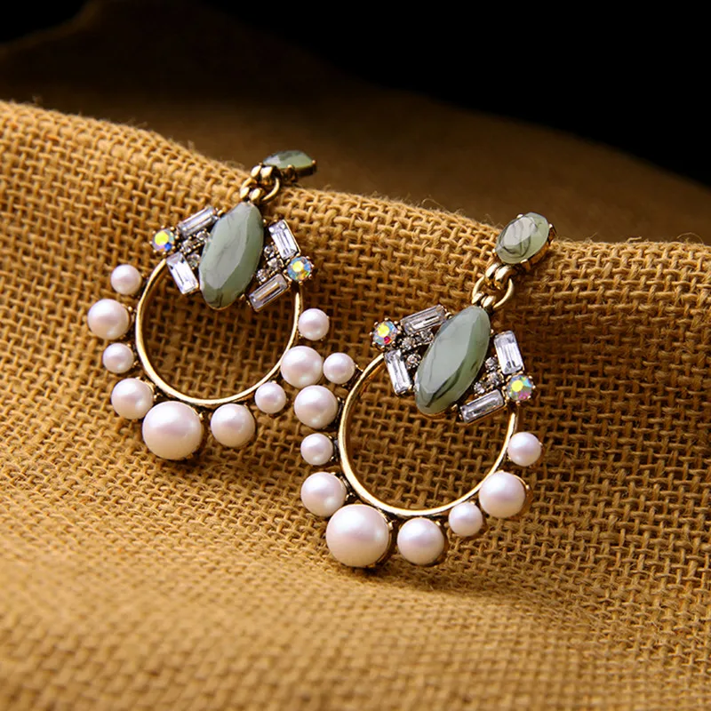 Новое поступление яркие серьги с кристаллами ювелирные изделия для женщин и