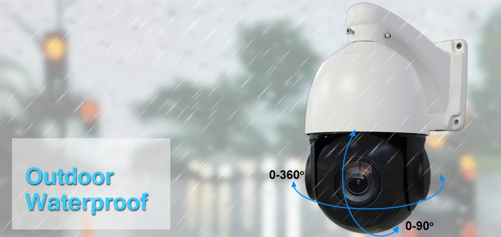 Onvif 4 дюйма 1080P SONY 323 уличная Водонепроницаемая ip-камера 18X с автоматическим зумом PTZ высокоскоростная купольная CCTV IP Сетевая камера безопасности