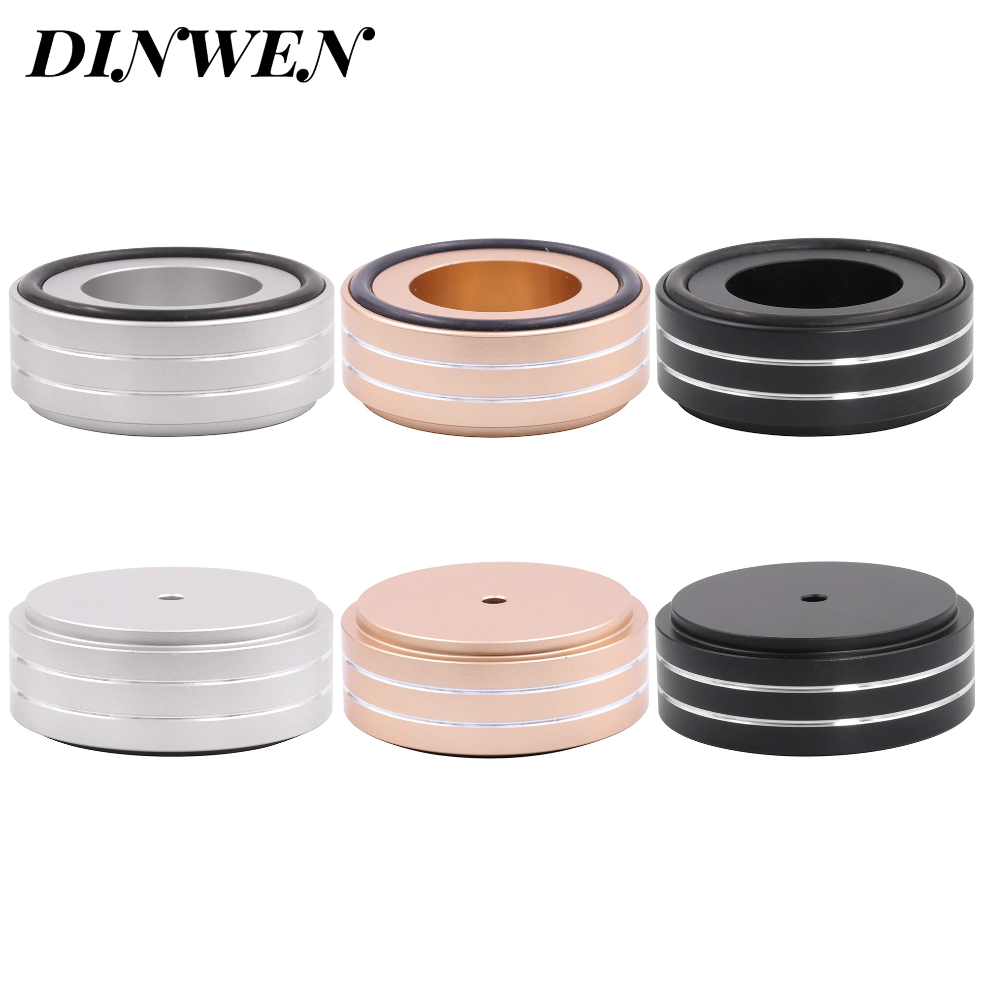 Твердые алюминиевые изолирующие ножки для динамиков подставка компьютера 58 х22