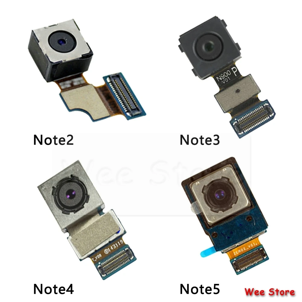 Оригинальная задняя Камера Flex для samsung Galaxy Note 5 4 3 2 N7100 N900 N9005 N910f N910c N920C основная