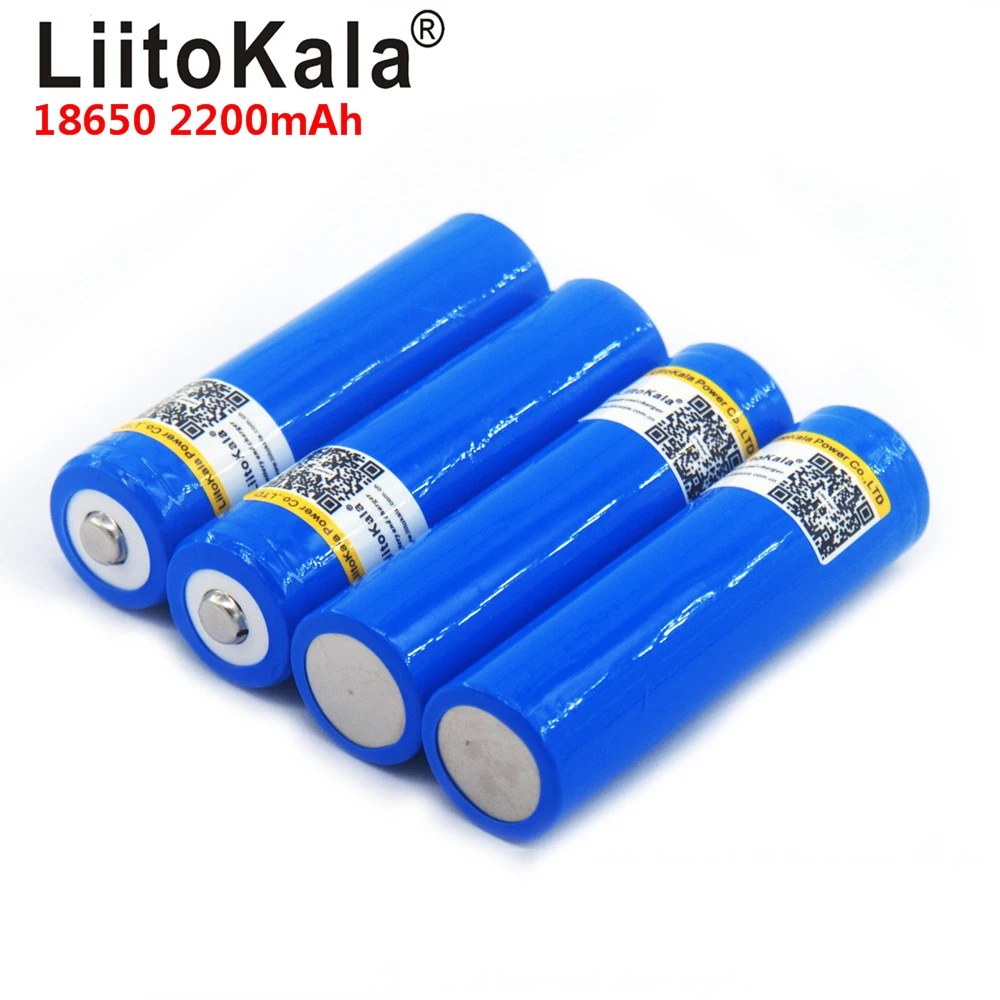 12 шт./лот LiitoKala 18650 3 7 в ма перезаряжаемая литиевая батарея легкие фонарики