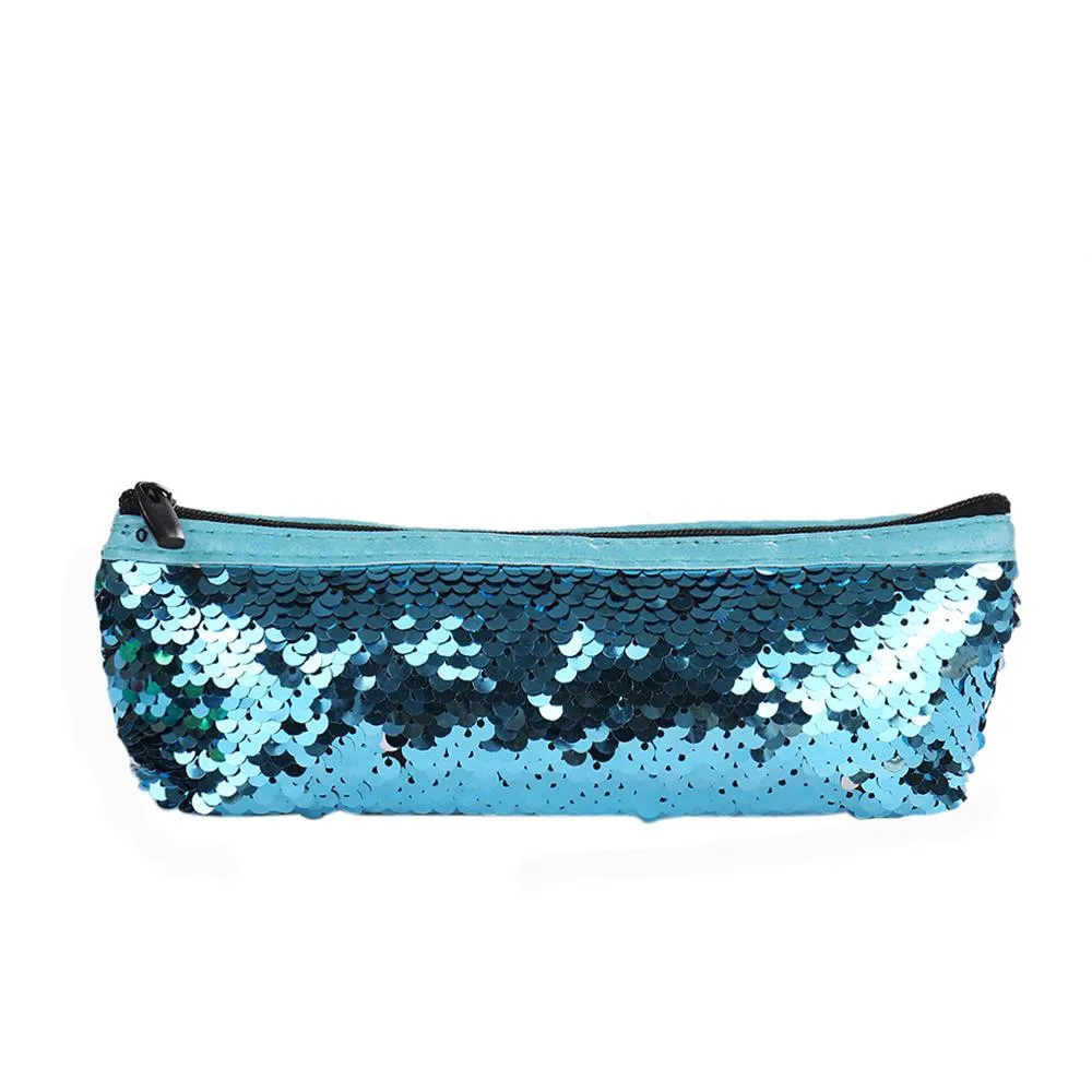 Косметичка Русалка с блестками чехол-карандаш сумка для макияжа монет кошелек на