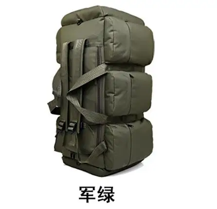 army green 90L большая емкость камуфляжная сумка для альпинизма, сумка для багажа, сумка для путешествий, рюкзак для палатки, сумка без рамки A5108 - Цвет: army green