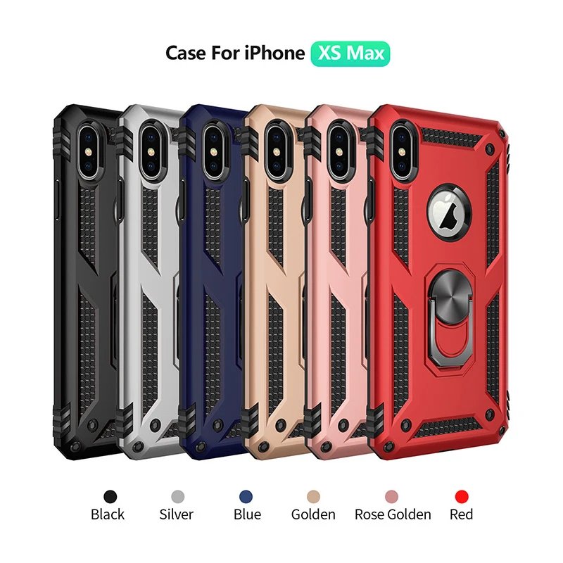 Кронштейн кольцо держатель чехол для iPhone 8 7 6 Бампер ТПУ X XS XR MAX 6S Plus защитная