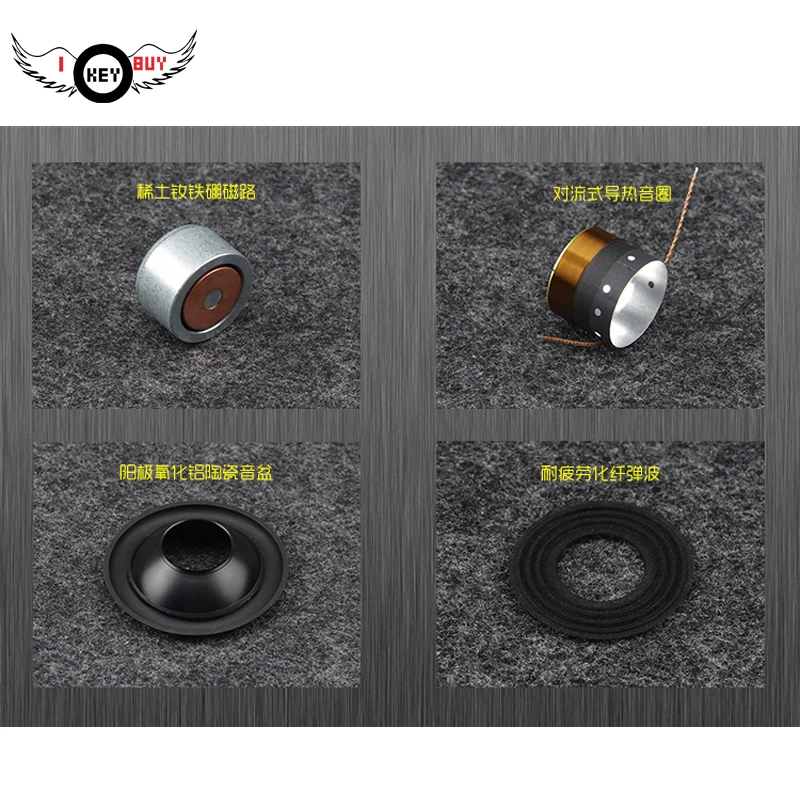 I Key Buy 2 Way 150 Вт установочный твитер динамик NdFeB магнит полный диапазон HIFI динамики