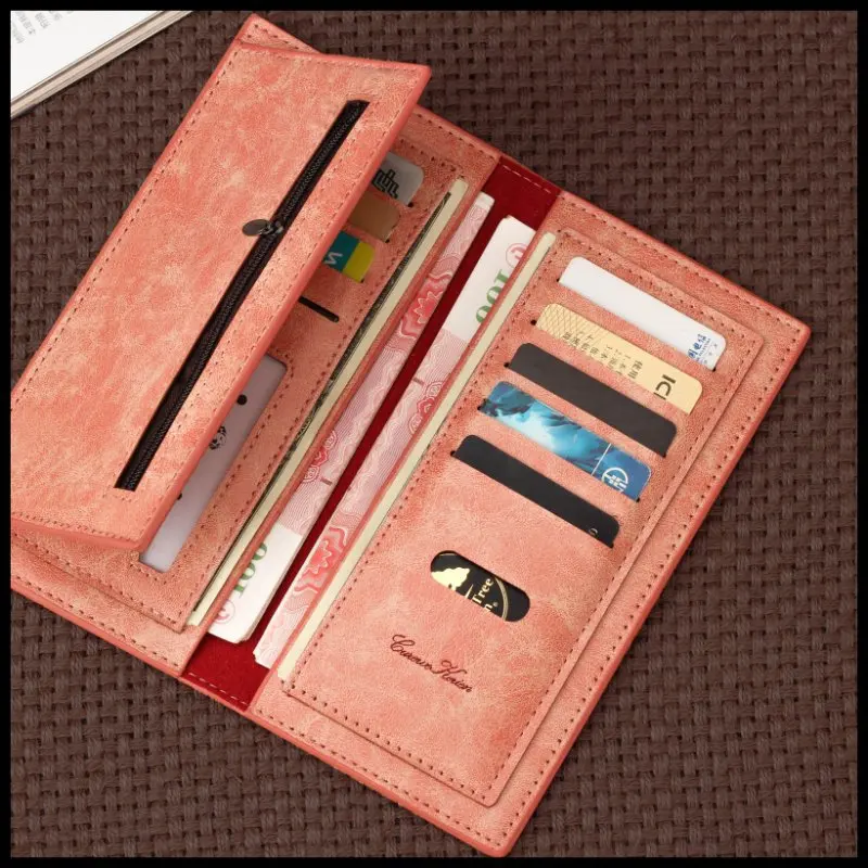 Милые женские бумажники большой емкости держатель для карт Карманный Кошелек с