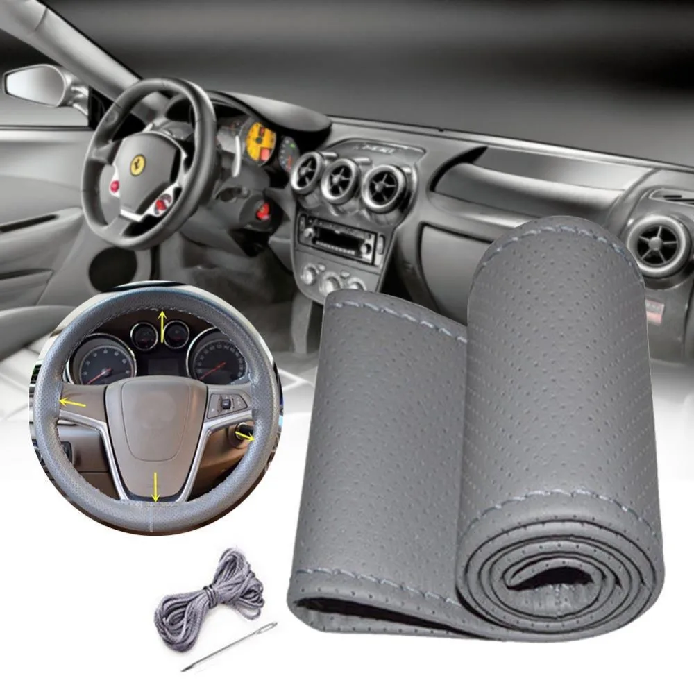Чехол на руль автомобиля сделай сам оплетка из искусственной кожи серого цвета с