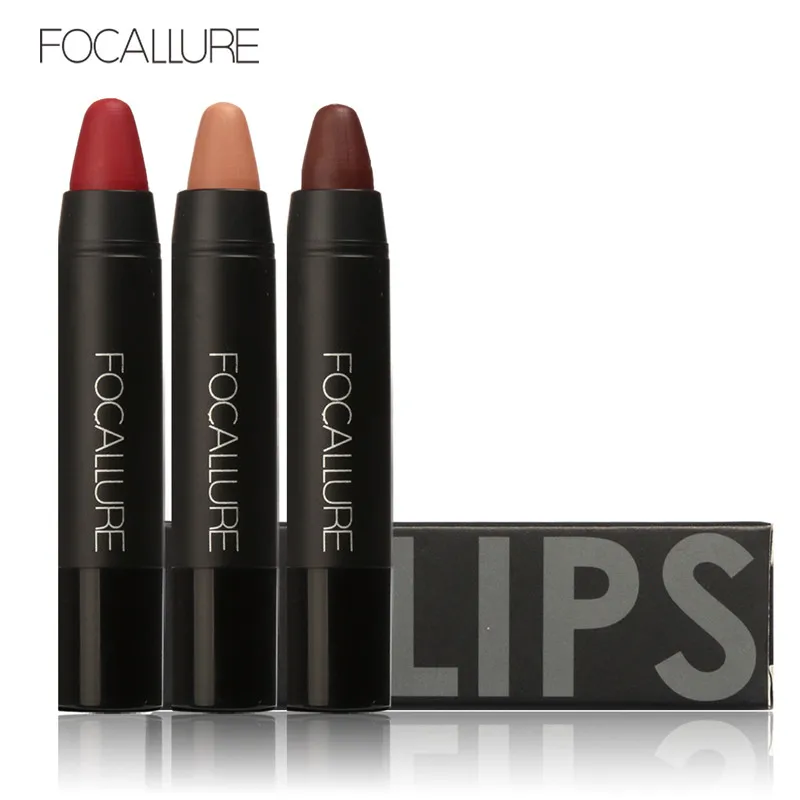 FOCALLURE, 27 цветов, матовая губная помада, водостойкая, долговечная, легко носится, косметика для губ, макияж, губная помада, карандаш
