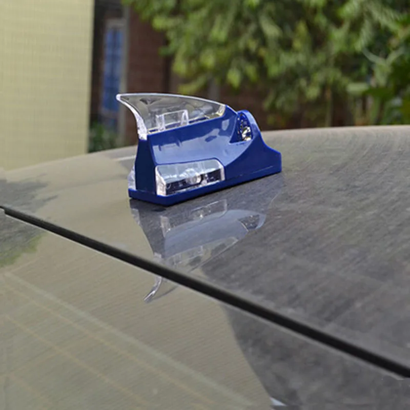 Автомобильная антенна плавник акулы LED энергия ветра освещенные воздушные