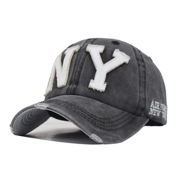 black YOUBOME новая вымытая хлопковая бейсбольная кепка мужская Snapback Cpas шапки для женщин шляпа папы костяная Вышивка Повседневная кепка хип-хоп солнцезащитная Кепка - Цвет: black