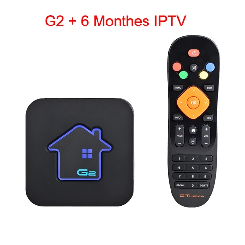 G2 With 6 monthes Лучший французский IP tv Box GTMEDIA G2 Android tv Box с 1200 1 год IP tv Европа Франция арабские африканские Марокко футбол Smart IP tv Box - Цвет: G2 With 6 monthes