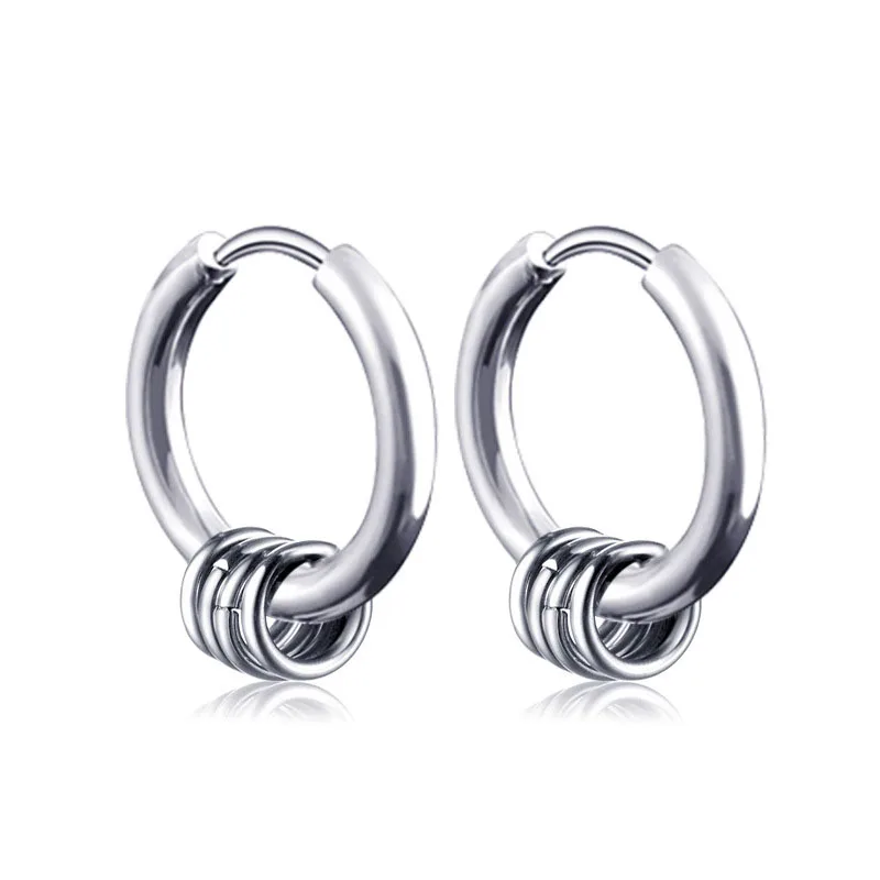 Корейские популярные серьги-гвоздики в стиле хип-хоп модные Многослойные