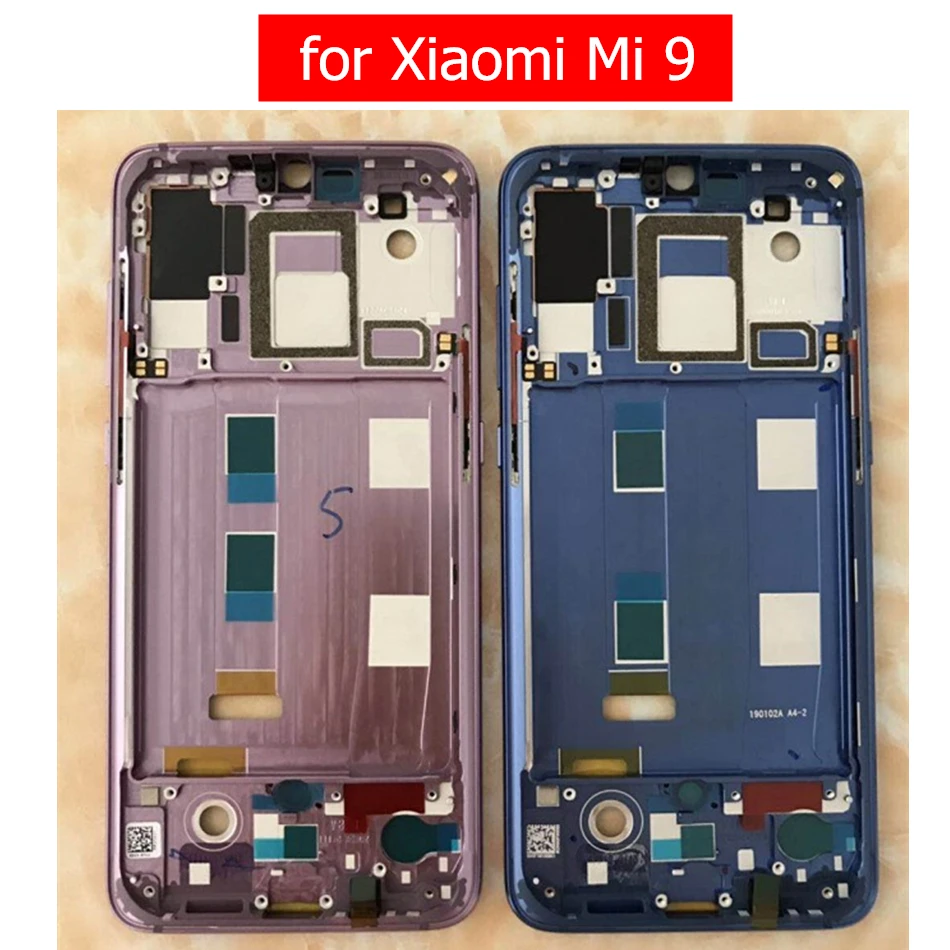 Оригинальная рамка для Xiaomi mi 9 mi ddle, поддерживающая рамка для ЖК-дисплея, панель корпуса, лицевая панель, рамка для Xiaomi mi 9, запчасти для ремонта