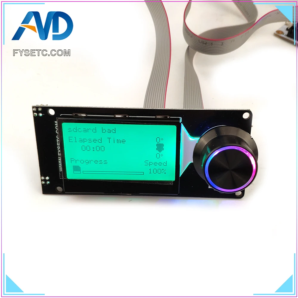 Детали для 3D-принтера типа F MINI12864 ЖК-экран mini 12864 v1.2 ЖК Смарт-дисплей черный на