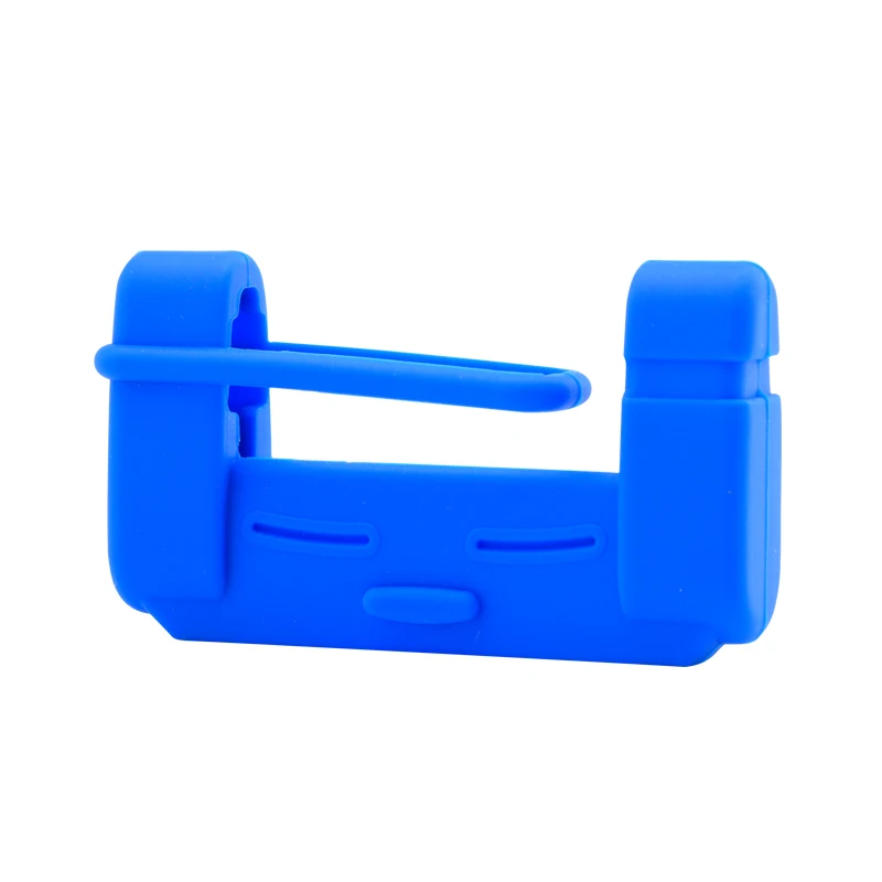 Blue-1pcs Для smart 453 451 Fortwo Forfour Автомобильная Пробка на ремне, силиконовый защитный чехол, аксессуары для автомобиля, модификация, украшение - Название цвета: Blue-1pcs