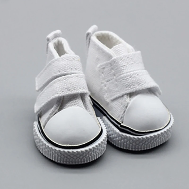5 см/кукольная обувь джинсовые кроссовки для кукол Модная Джинсовая парусиновая мини-игрушка обувь на липучке 1/6 для куклы ручной работы DIY подвеска