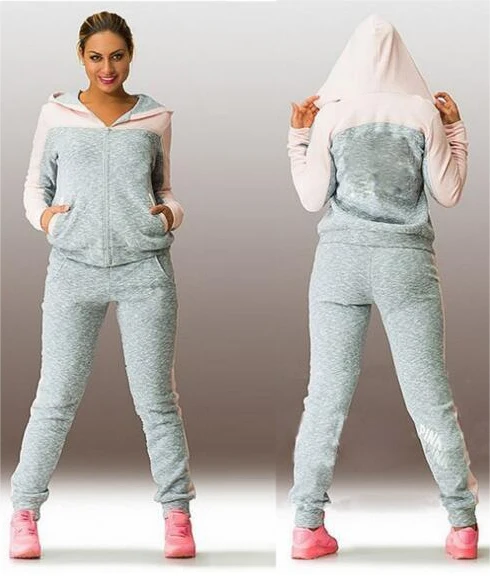 Женский спортивный костюм спортивная одежда высококачественный комплект из