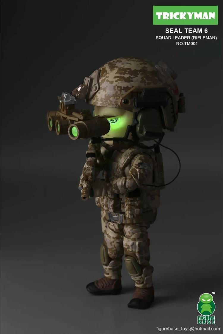 Estartek FigureBase милые 5 дюймов TrickyMan спецназ шутер и пулеметчик Коллекция фигурку для любителей подарок к празднику