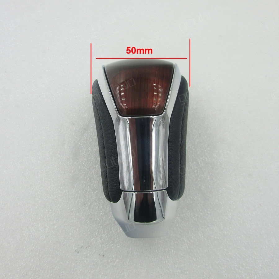 Ручка рычага переключения mahogony персиковая деревянная ручка волнистая