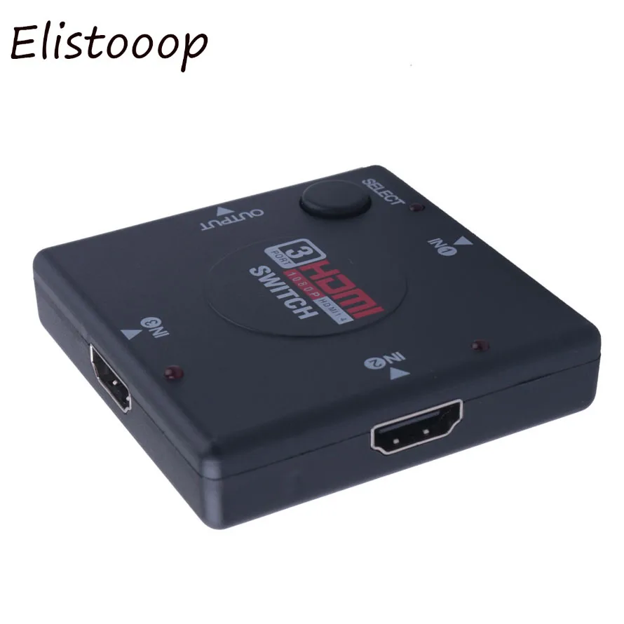 Elistooop 3 порта HDMI переключатель HD 1080P разделитель Vedio усилитель для Xbox 360 DVD PS3|Кабели