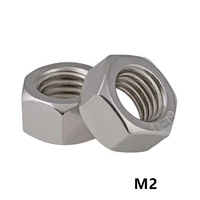 1000pcs m2 hex nut din934 a2 70 304 stainless steel metal hexagon nut