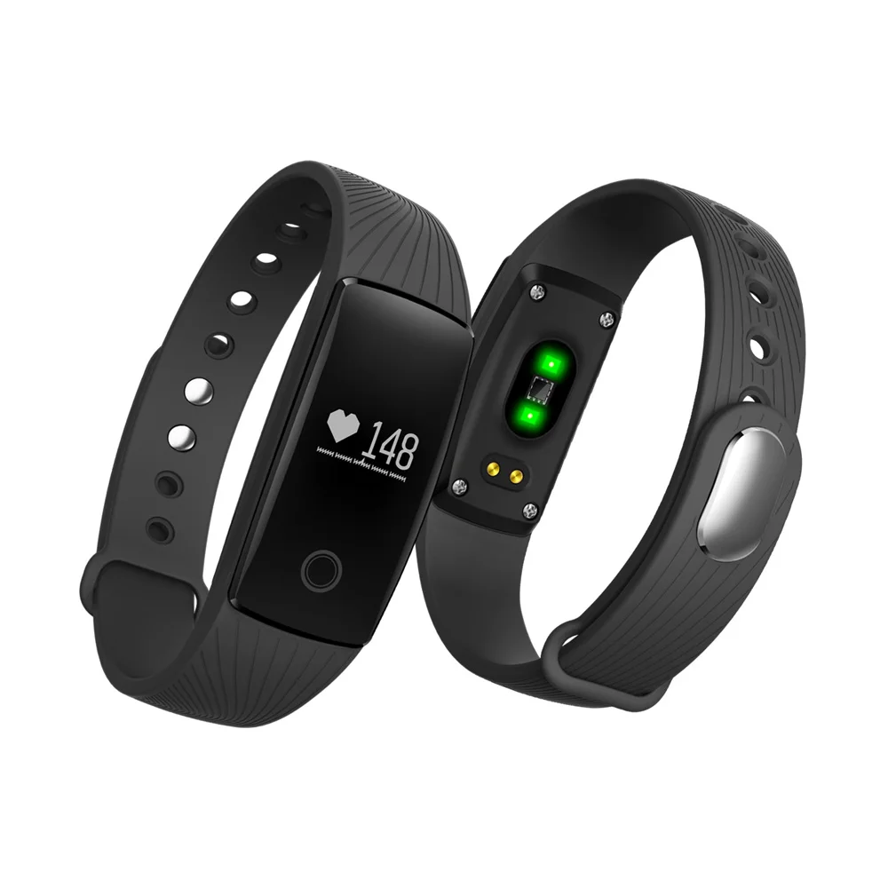 Смарт браслет SMARCENT V07 с пульсометром Bluetooth шагомером фитнес трекером Smartband для IOS