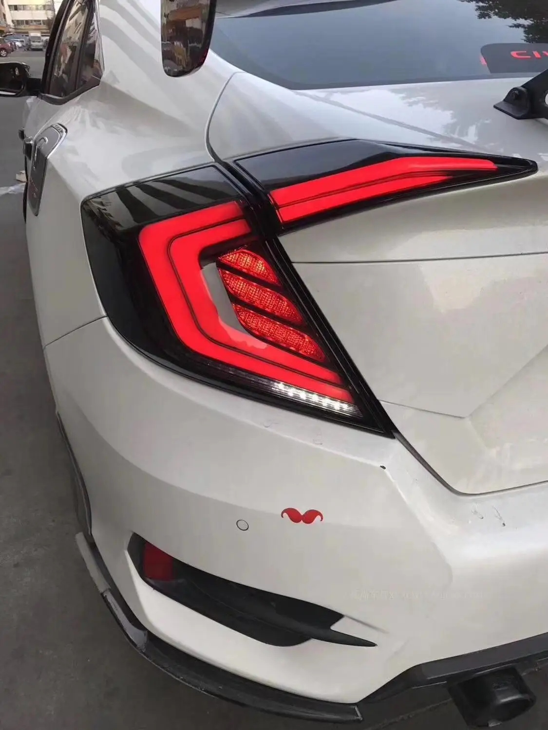 DK движения 2018 2019 для Honda Civic 10th седан новый дизайн хвост светильник задний фонарь