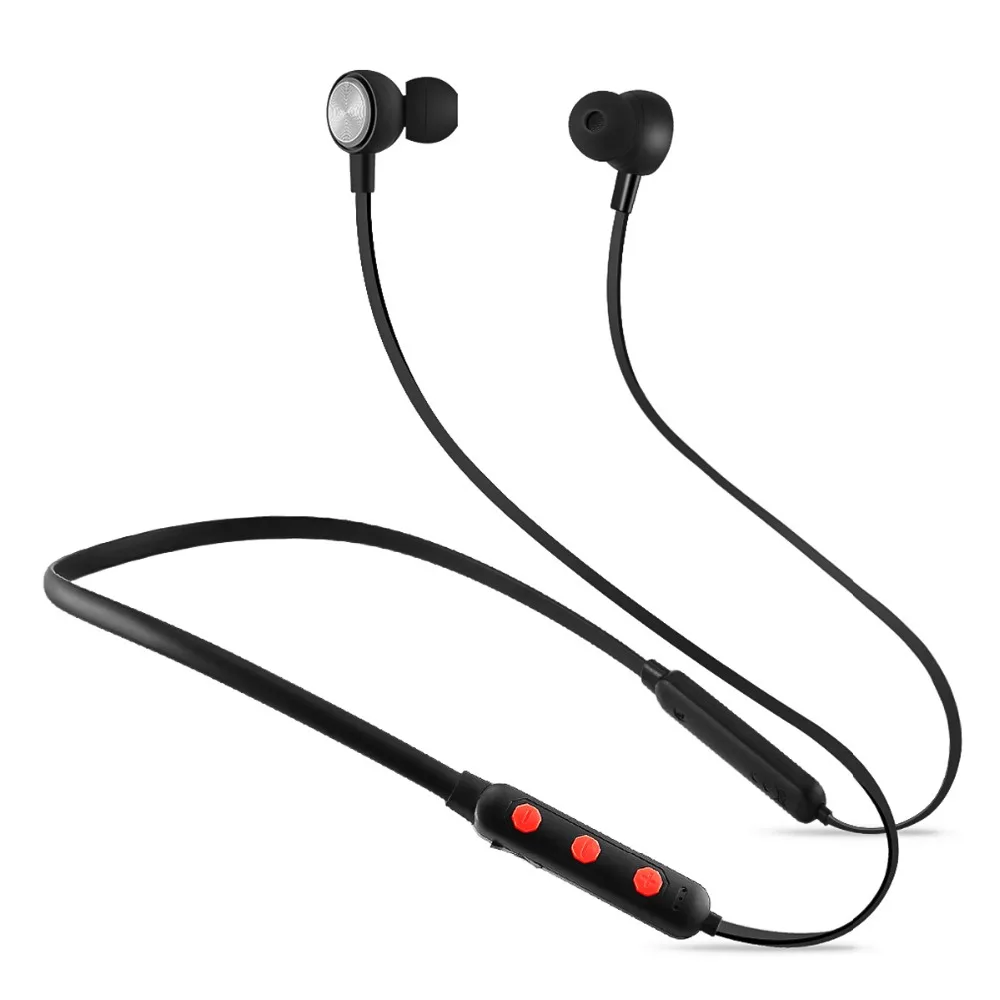 Модные беспроводные магнитные стереонаушники SOONHUA Bluetooth V4.2 водонепроницаемые